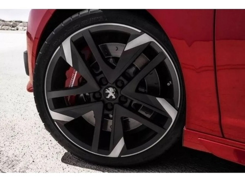 4 Calota Tampa Peugeot 206 207 307 3008 508 Sw Hoggar Preto