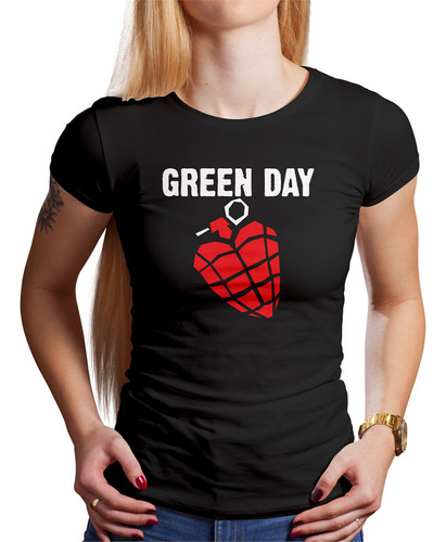 Polo Dama Green Day  (d0363 Boleto.store)