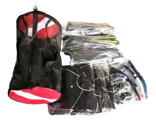 Dive Flag Mesh Duffel Mochila Organizador De Bolsos Para Dive Flag Mesh Duffel Mochila Organizador De Bolsos Para