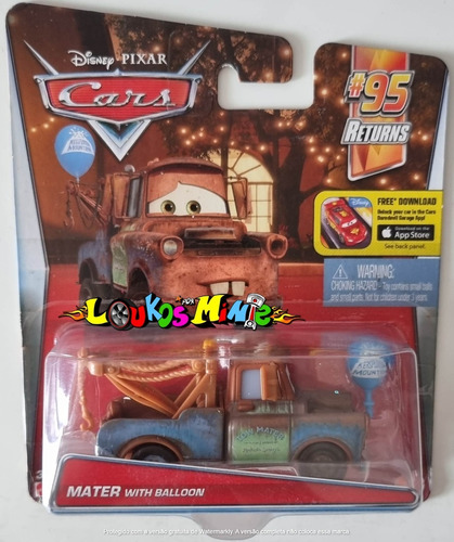 Disney Cars 2 Mater With Balloon 95 Returns Mattel Lacrado