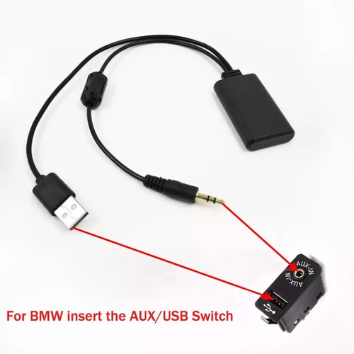 Receptor Bluetooth Para Auto Con Usb Y Aux