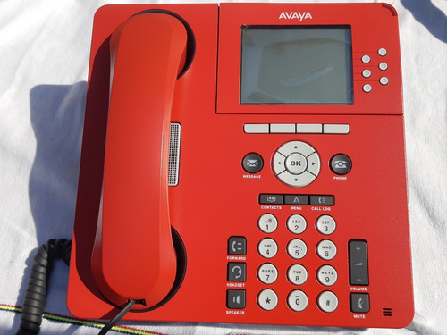 Telefono Avaya Modelo 9630 Color Rojo Nuevo