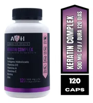 Comprar Suplemento Keratina Colageno Biotina Vitamina D3 120 Cap A4h Sabor Sin Sabor