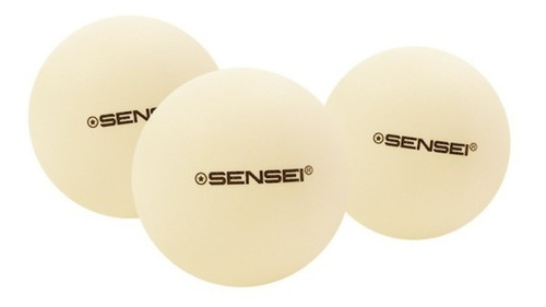 Imagen 3 de 8 de Set Ping Pong 2 Paletas & 3 Pelotas Sensei Tenis De Mesa