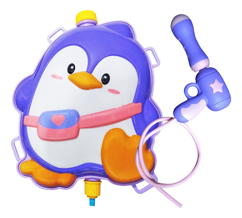 Pistola De Agua Mochila Niños Juguete Pingüino