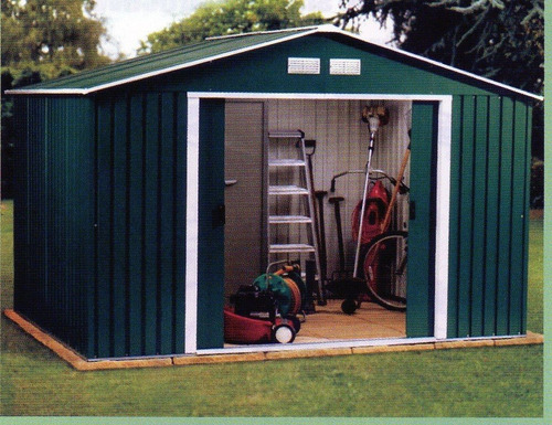 Imagen 2 de 5 de Galpón Casita De Jardín Depósito Prefabricado Chapa Color.