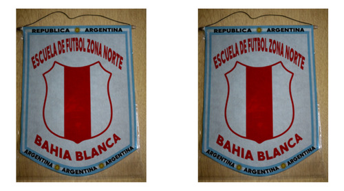 Banderin Chico 13cm Escuela Zona Norte Bahia Blanca