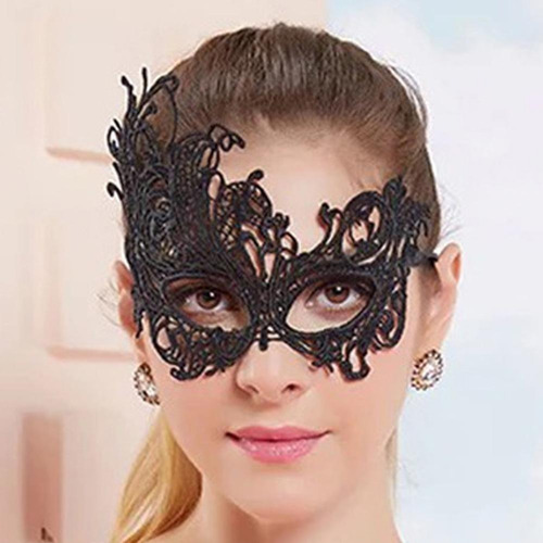 Antifaz Encaje Disfraz Sexy Mascara Mujer Cara Fiesta