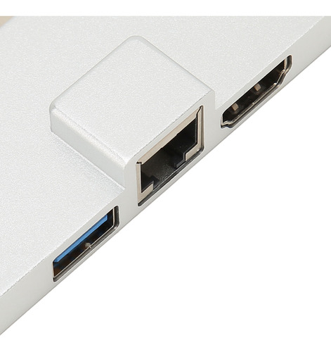 Hub De Expansión Usb C Dual Profesional De 7 Puertos Plug An