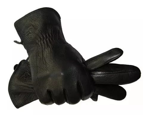 Guantes De Cinco Dedos Invierno Hombre Piel De Venado Guantes De