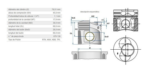 Imagen 5 de 10 de Subconjunto Ks Vw Polo Transporter Passat Golf Bora Sharan