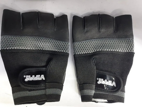 Guantes Para Pesista Sin Muñequera Marca Verri Piel  Fpx 