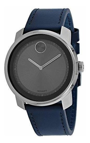 Reloj Movado Para Hombre 3600673 De Cuarzo Dial Color Gris