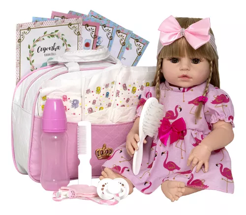 Boneca Tipo Reborn Realista Princesa Corpo Inteiro Silicone - Cegonha Reborn  Dolls - Bonecas - Magazine Luiza