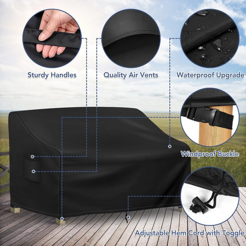 Funda Impermeable Para Sofá Biplaza De 2 Plazas De Patio