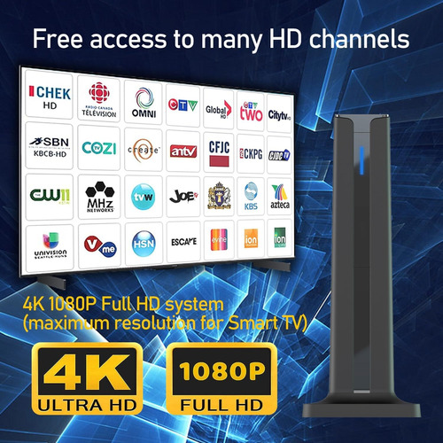 2024 Nueva Antena Smart Tv, Potente Antena Digital Para