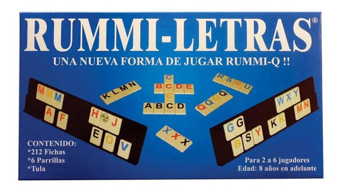 Juego De Mesa Rummi - Letras