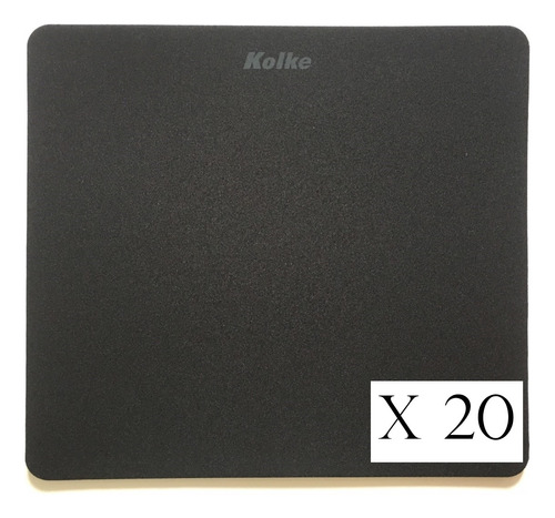 Mouse Pad Kolke Ked151 200mm X 220mm X 3mm Negro Pack X20