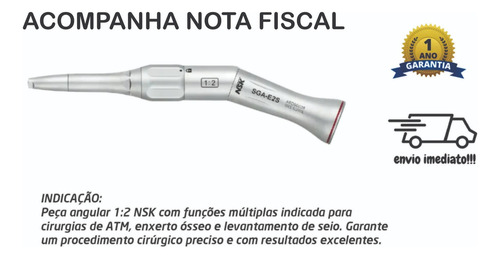 Peça Reta Angulada Multiplicadora 1:2 Nsk Sga-e2s Com Nf-e