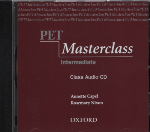 Pet Masterclass (formato Audio Cd)
