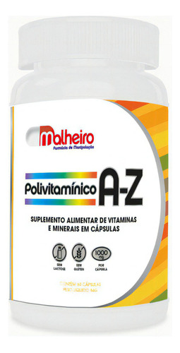 Polivitamínico A-z Malheiro 60 Cápsulas Soft Gel