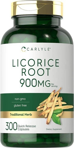 Carlyle | Licorice Root | Raíz De Regaliz | 900mg | 300 Caps