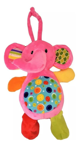 Cunero Musical Elefante 55697 - Woody Toys Premium Color Rosa