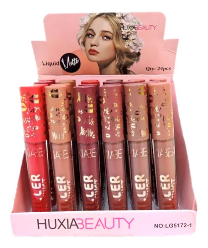 Lip Gloss Look Huxia Beauty 24 Pz Professional C/envio Grati