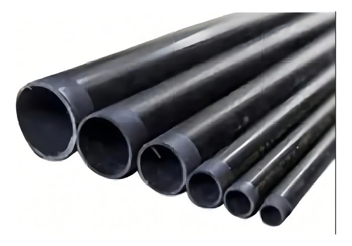 Kit de 3 tubos eléctricos de PVC antichama de 1/2 x 1 metro