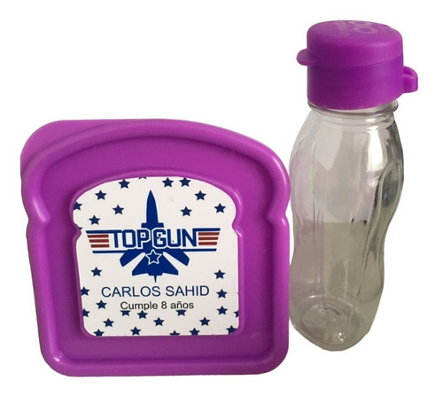 70 Dulceros Personalizados Combo Sandwichera Y Cilindro