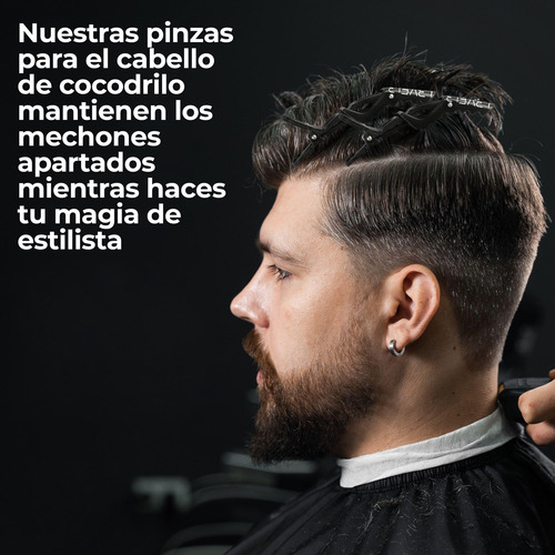 Set De Pinzas Clips Para Cabello Level 3 Adaptables 4 Pzs