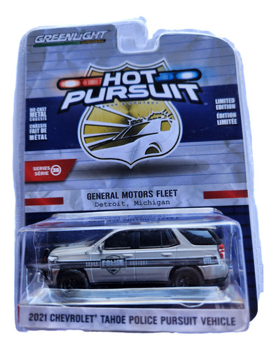 Chevrolet Tahoe Police Pursuit Greenlight 1/64