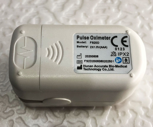 Oximetro De Pulso Oled Con Curva Plestimografica Y Estuche
