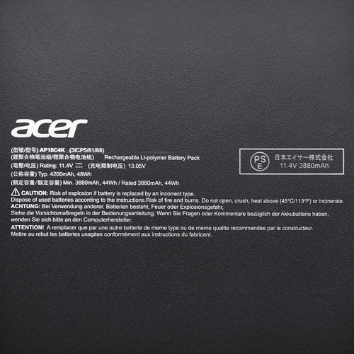 Batería Orig Notebook Acer Aspire 5 A515-54 ( N18q13 ) Nueva
