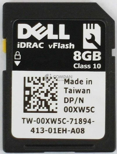 Dell Poweredge 00xw5c Server 8 Gb, Idrac Vflash Sd Card