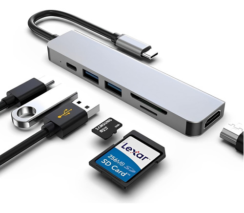 Estacion De Acoplamiento Usb C, Adaptador Hdmi A Usb C Para