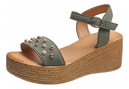 Sandalias Confort Dama Plataforma Casual Playa 535