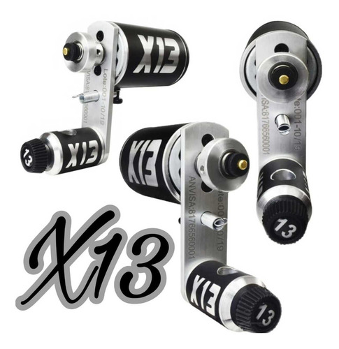 Imagem 3 de 3 de Kit Tatuagem Profissional Máquina X13 Silver Completo Tattoo