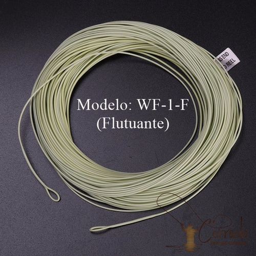 Linha Fly Fishing Pesca Wf-1- F #1 Flutuante 30.5m Com Loops