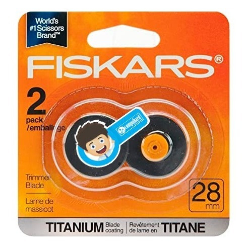 Fiskars Cuchilla De Corte Giratoria Titanio 28mm
