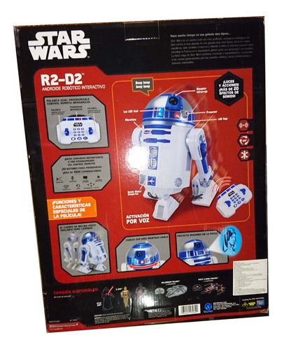 Star Wars R2d2 Interactivo Control Remoto Sin Abrir. (Usado)