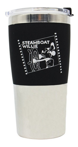Copo Viagem Max Mickey Mouse Walt Disney Steamboat Willie