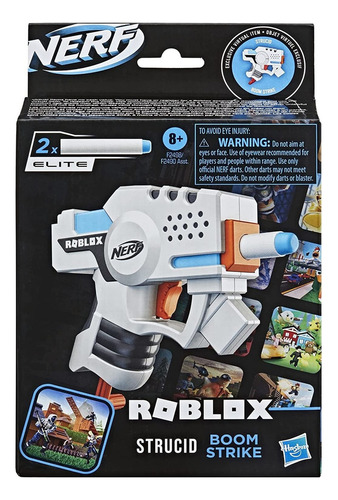 Nerf Roblox Strucid: Lanzador De Dardos Boom Strike, Mango D