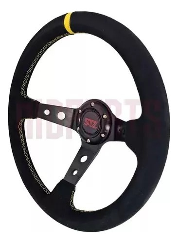 Volante Esportivo Camurça Drift Track Turbostz 350mm Evo Yl