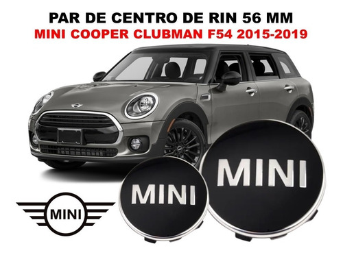 Par De Centros De Rin Mini Cooper Clubman F54 15-19 56 Mm