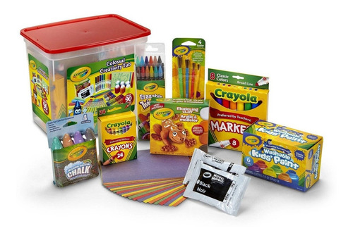 Crayola Set Paquete 90 Pz Marcadores Lápices Envió Gratis