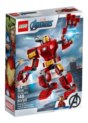 Lego Marvel Avengers Iron Man Mech Armadura Vengadores 148pc