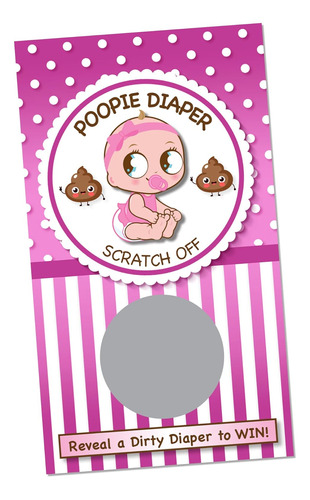 Poopie Diaper Girls   Rasca Y Gana 2 (30 Tarjetas)   Su...