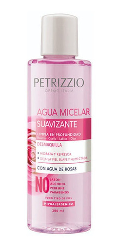 Agua Micelar De Rosas 200 Ml Petrizzio