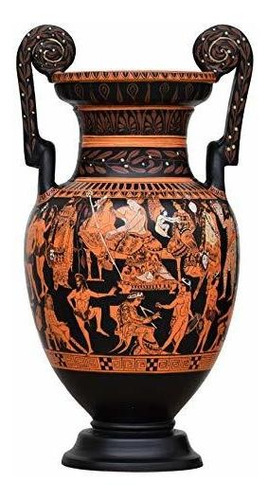 Pronomos Florero Krater Antiguo Teatro Cerámica Grecia Cerám